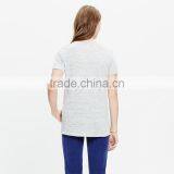 Modern Fancy Ladies T-shirt Linen Montreal Tee thumbnail-3