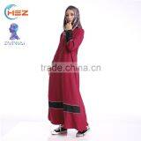 Zakiyyah 610 Ethnic Style Muslim Dress With Zipper Front Abaya With Hijab for Women Party Wear in Kaftan thumbnail-2