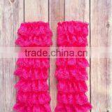 Newborn Infant Baby Ruffle Chiffon Leg Warmer Cute Knitted Winter Autumn Legging thumbnail-2