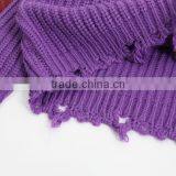 1-6 Years Wholesale 2017 New Knitted Full Sleeve Holes Solid Boys Girls Sweaters (pick Size Color ) thumbnail-6