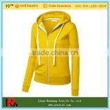 Womens Cotton Long Sleeve Hooded Sweatshirts Zipper thumbnail-1