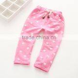 S60632B 2017 Casual Polka Dot Girls Pants Print Cotton For Kids thumbnail-3