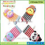 Winter Thick Terry Baby Rattle Socks With Matching Wrist Rattle thumbnail-1