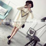 2017 New Korean Style Sequins Deer Christmas Sweater Dresses Loose Long Sweater thumbnail-2