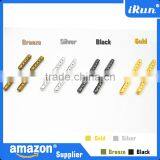 Metal Aglets Shoelace Tips - Set of 4 Tips - New Genuine Gold/Silver/Bronze/Black Bullet Lace Tips - 23mm - Accept Custom thumbnail-3