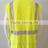 ANSI High Visibility Sleeveless 3M8710 Heat-transfer Reflective Tape Protective T-shirt thumbnail-2