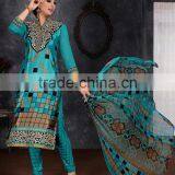 Glamour Beauty Designer Semi Stitch Salwar Kameez Collections thumbnail-3