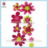 9-piece Sewn Felt Flowers With Multi-Colour for Girls thumbnail-1