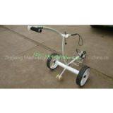 Stainless Steel Golf Trolley White Color With 400W Brushless Motors