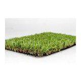 Landscape Diy Artificial Turf , Monofilament Synthetic Grass Of PP Woven Backing