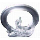 Lead Crystal Buddha Hand Sculpture