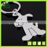 Customized Promotion gift Dog design shape metal keychain
