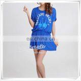 Ladies' Eco Yarn Dye Bamboo Fabric Cover-up Sleepwear Designed Printing thumbnail-6