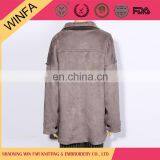 2016 Hot Sale Long Sleeve China Wholesale Latest Fashion Lady Coat thumbnail-2