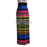 High Quality Women Fashion Skirt Girls Ice Silk Pleated Skirt thumbnail-2