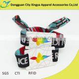 Factory Direct Customized Cheap Rfid Festival Fabric Woven Wristband thumbnail-2