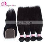 Virgin Wholesale Brazilian Hair Hair Extension Human Hair 3 Bundles With Closure thumbnail-3