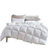 White Color Cotton Downproof Fabric Goose Feather Down Duvet Quilt thumbnail-2