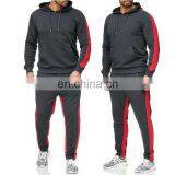 New Autumn and Winter Men's Mosaic Sports Casual Set Street Trend Fitness Sportswear Hoodie Suit thumbnail-2