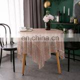 Sequin Tablecloth Glitter Round&Rectangular Table Cloth For Wedding Decoration thumbnail-5