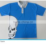 custom sublimation sports polo shirt for polyester