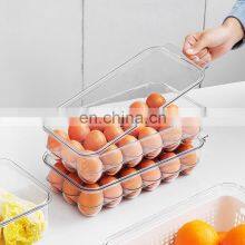 Kitchen Plastic containers for 18 eggs food egg holder supplier lid refrigerator fridge organizer container plastic egg tray