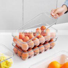 Kitchen Plastic Drawer Containers Food Egg Holder Lid Fresh-keeping Refrigerator Fridge Organizer Container Set Egg Storage Box thumbnail-1