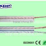 Low Noise Clear Transparent Speaker Cable / Wire