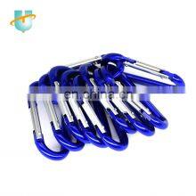 Colorful 80mm D Shape Aluminum Carabiner Clip Keychain Climbing Rock Climbing Carabiner for Camping Hiking Outdoor thumbnail-4