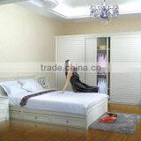 Latest Designs of Wooden Bed Hotel/home Bedroom Furniture Set thumbnail-1