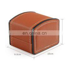 Wholesale Leather Cover Wooden Single Mens Watch Boxes thumbnail-5