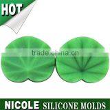 Q0012 Leaf Shape Nicole Sugar Fondant Cake Decoration Silicone Cake Molds thumbnail-1