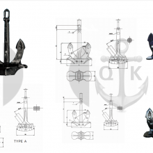 China Manufacturer Hall Anchor Stockless Mooring Anchor for Marine Ship Boat With BV DNV CCS Certificate thumbnail-3