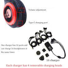 3 Channels Silent Disco Headsets Silent Party Headphones thumbnail-2