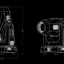 Led 700w Profile Rdm Cmy Moving Head Light thumbnail-2