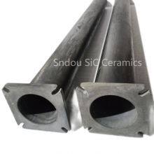 Silicon Nitride Ceramic Heater Protection Tube, N-SiC Protective Pipe, Advanced NSiC Radiant Tubes thumbnail-5