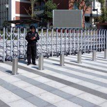 UPARK Automatic Remote Control Parking Bollard With UGST-4 Retractable Pedestrian Barriers for Residential Courtyards thumbnail-1