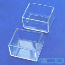 Transparent Clear Fused Quartz Glass Flat Bottom Crucibles thumbnail-2
