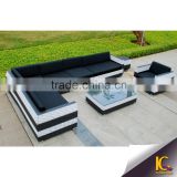 All Weather Fashion Garden Outdoor Rattan Furniture Sectional Sofa