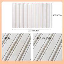 Engraved Foldable Diatomite Roll Up Stone Drying Mat for Kitchen, Bathroom thumbnail-4