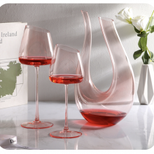 Lead Free Red White Clear Pink Wine Glasses Crystal Red Wine Glasses Champagne Cocktail Glasses Cup thumbnail-4