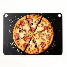 Pre-Seasoned Carbon Steel Pizza Baking Stone for Oven and Grill thumbnail-1