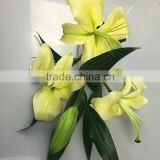 Fashion yellow king lilies flower