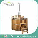 Spa Outdoor Wooden Barrel Bath Tub thumbnail-1