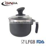 aluminum non-stick milk pan with lid QD-N026