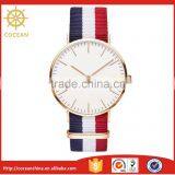 2016 Latest Vintage Nylon Strap Stainless Steel Men Watches Quality Choice thumbnail-1