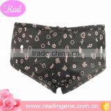 Simple Elegant Muti-pattern Black Women Bra Panty/boyshorts/underpants thumbnail-1