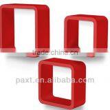 Home Decoration Wooden Wall Cube Shelf Design thumbnail-1