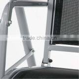 Patio Outdoor Bedroom Adult Swing Chair 3-Seat Metal Garden Hanging Swing Chair thumbnail-4