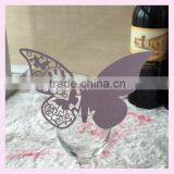 Hot Sale New Products Laser Cut Wedding Party Favors Glass Decoration Butterflay Wine Claim From China Factory JK- 17 thumbnail-3